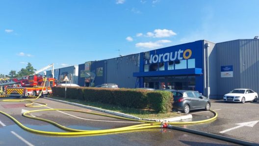 Bouliac près de Bordeaux : incendie dans une boutique Norauto