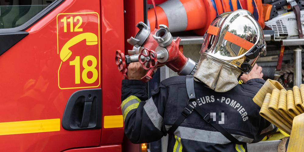 Parempuyre incendie d'une habitation près de Bordeaux