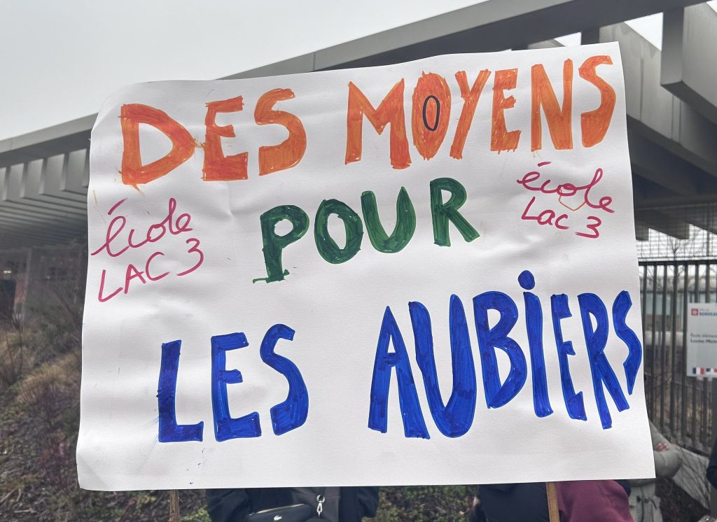 Mobilisation pour les écoles des Aubiers : une bataille pour l’éducation prioritaire