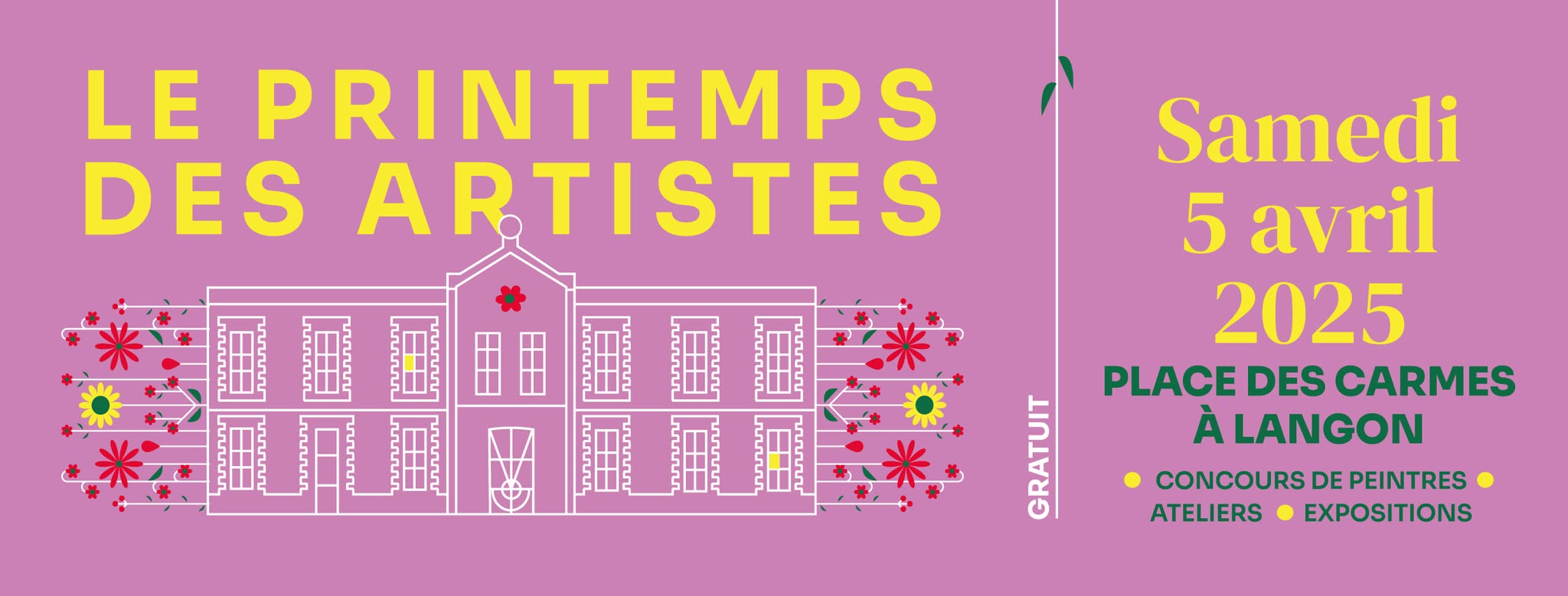 Langon : un souffle artistique annoncé pour le 5 avril, pour le Printemps des artistes