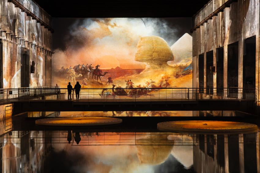 Bordeaux : Aux Bassins des Lumières, l’Égypte ancienne projetée en grand format
