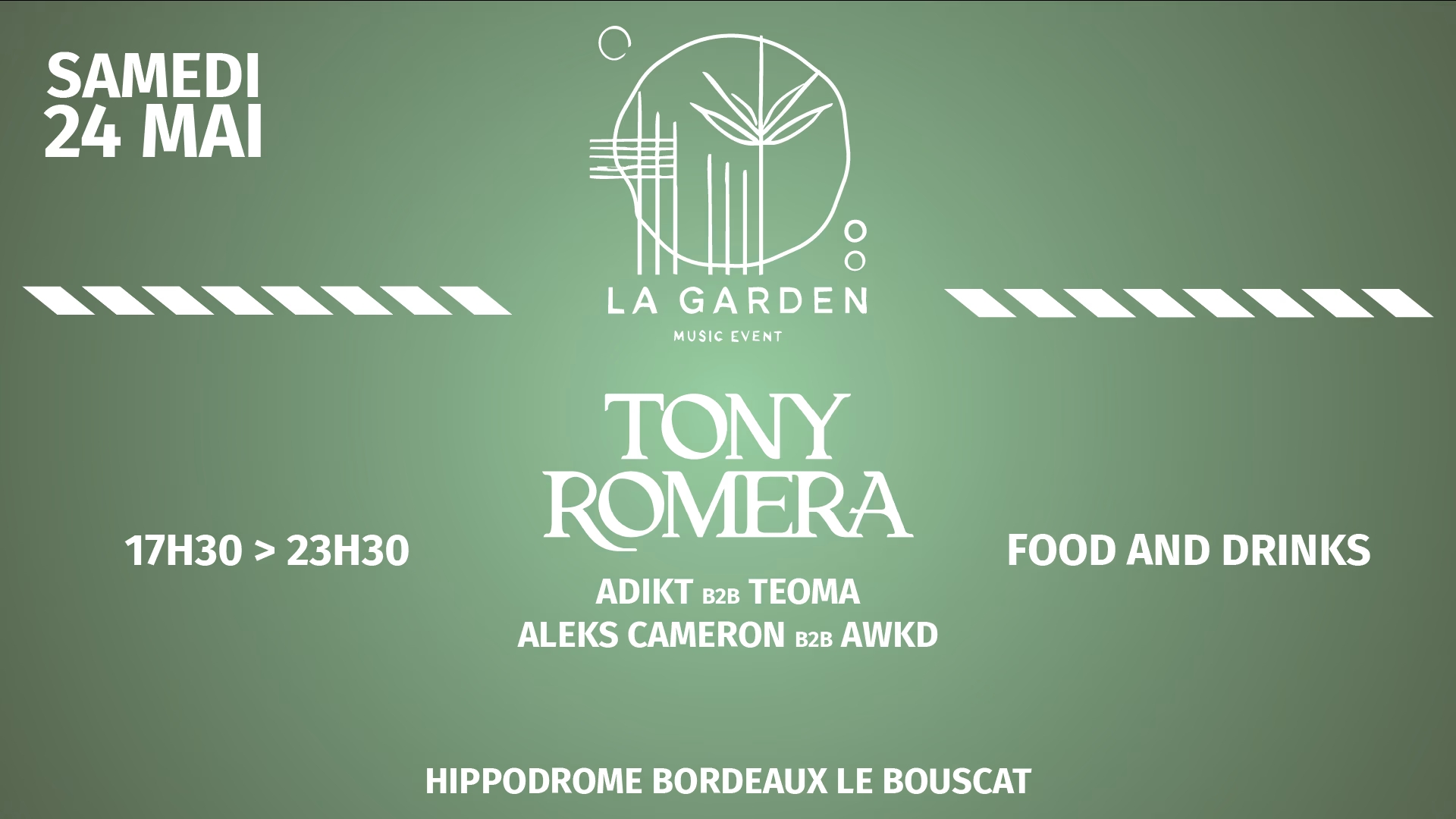 La Garden : l’hippodrome du Bouscat se transforme en temple de l’électro le 24 mai