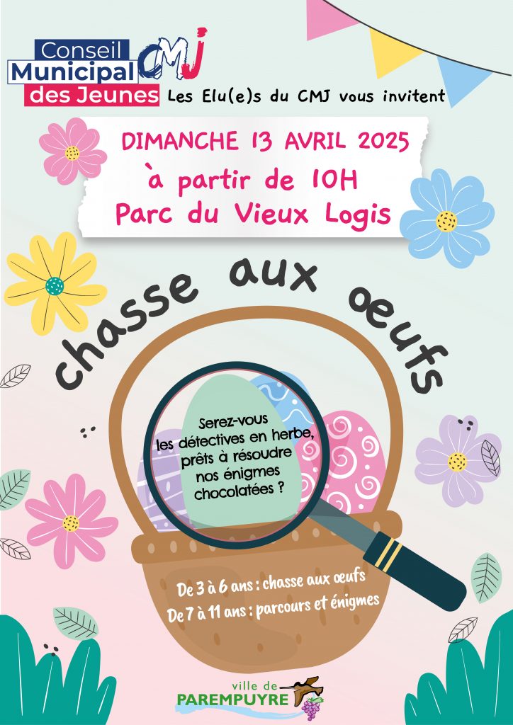 Chasse aux œufs : les jeunes du CMJ font bouger le parc du Vieux Logis