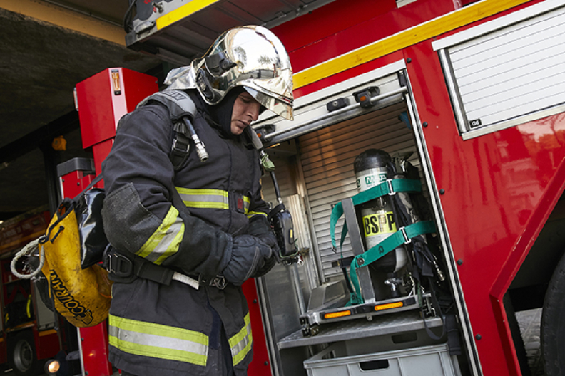 Reignac : intervention des secours après un incendie