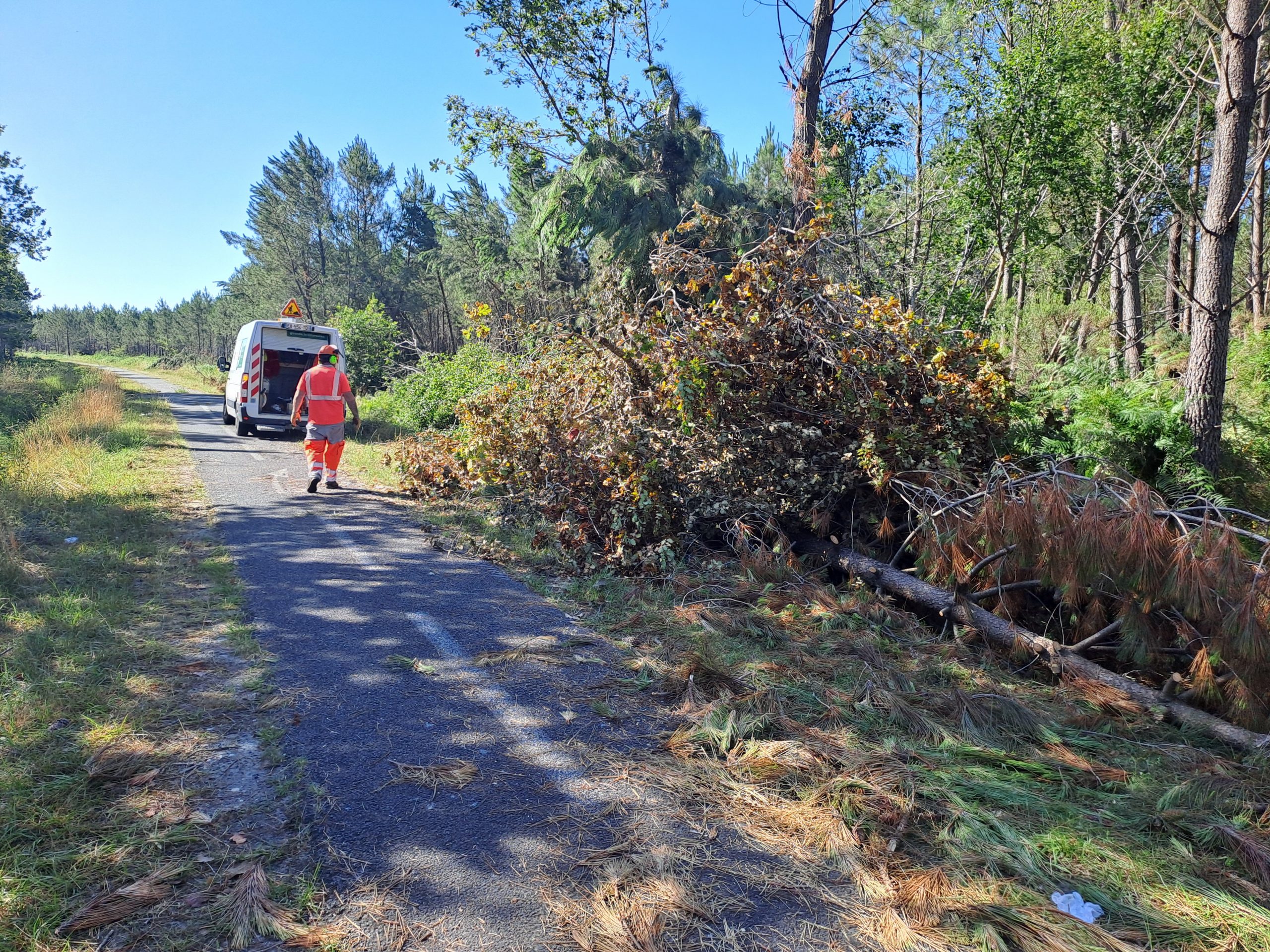 Réouverture progressive des voies cyclables en Médoc après les violents orages