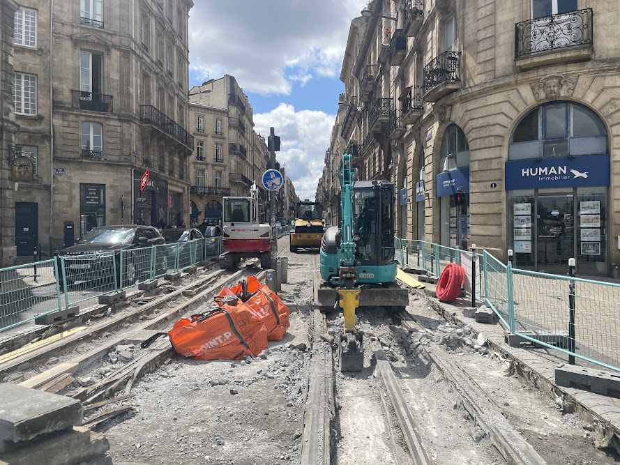 Travaux estivaux à Bordeaux Porte de Bourgogne : les commerces touchés par les travaux resteront sans recours
