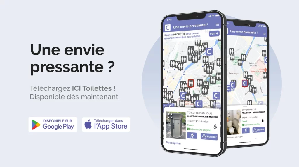 Ici-Toilettes : toilettes gratuites à Bordeaux, une appli pour tout localiser