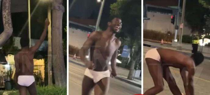 En slip et bottes blanches, Lil Nas X interpellé par la police de Los Angeles