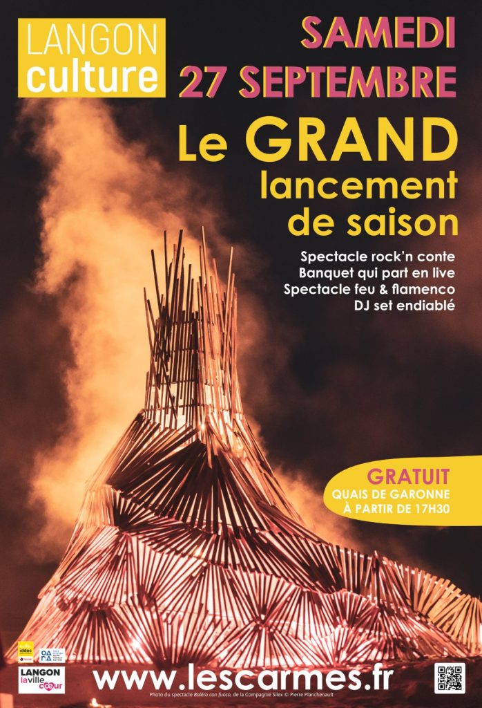 Langon lance sa rentrée culturelle avec un show spectaculaire en bord de Garonne