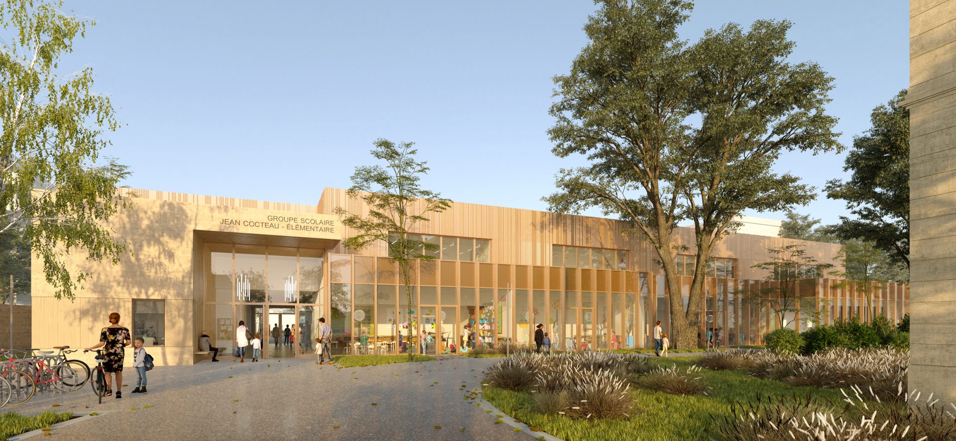 Groupe scolaire Jean Cocteau : Bordeaux mise sur la végétalisation et l’accessibilité avec sa nouvelle école