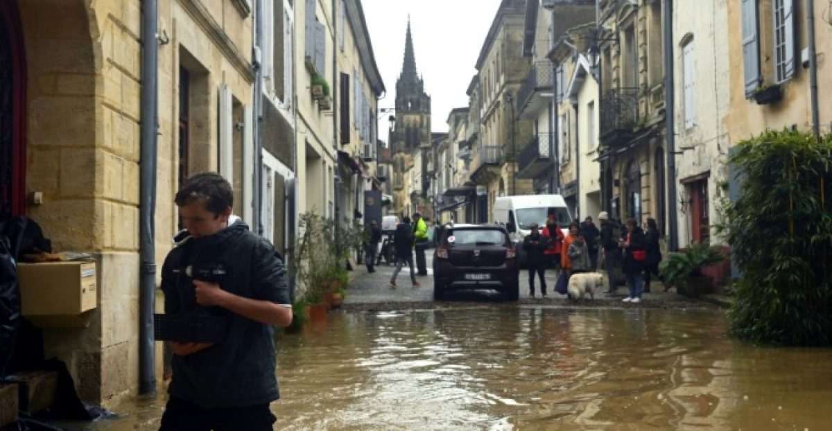 Tempête Pedro : crue record redoutée à Libourne et fortes perturbations à Bordeaux
