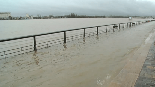 Bordeaux : crues hivernales, plusieurs zones exposées en Gironde ce mardi