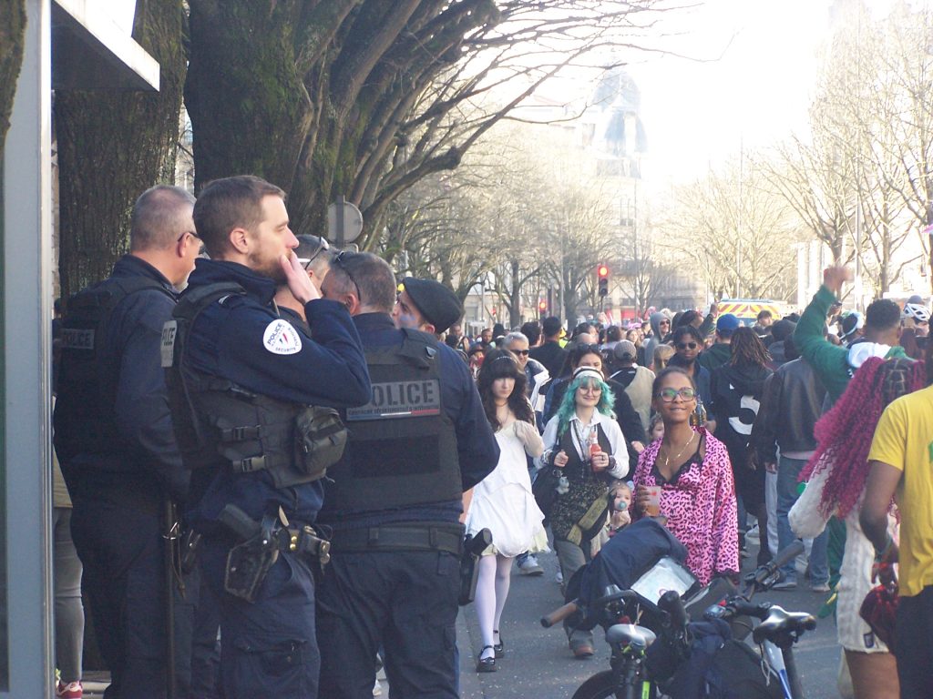 Carnaval de Bordeaux : une dispersion troublée par une bagarre, mais maîtrisée par les forces de l’ordre