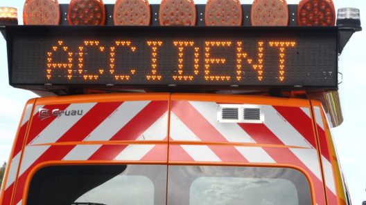 Cavignac : un accident sur la N10 provoque de longs embouteillages vers Bordeaux