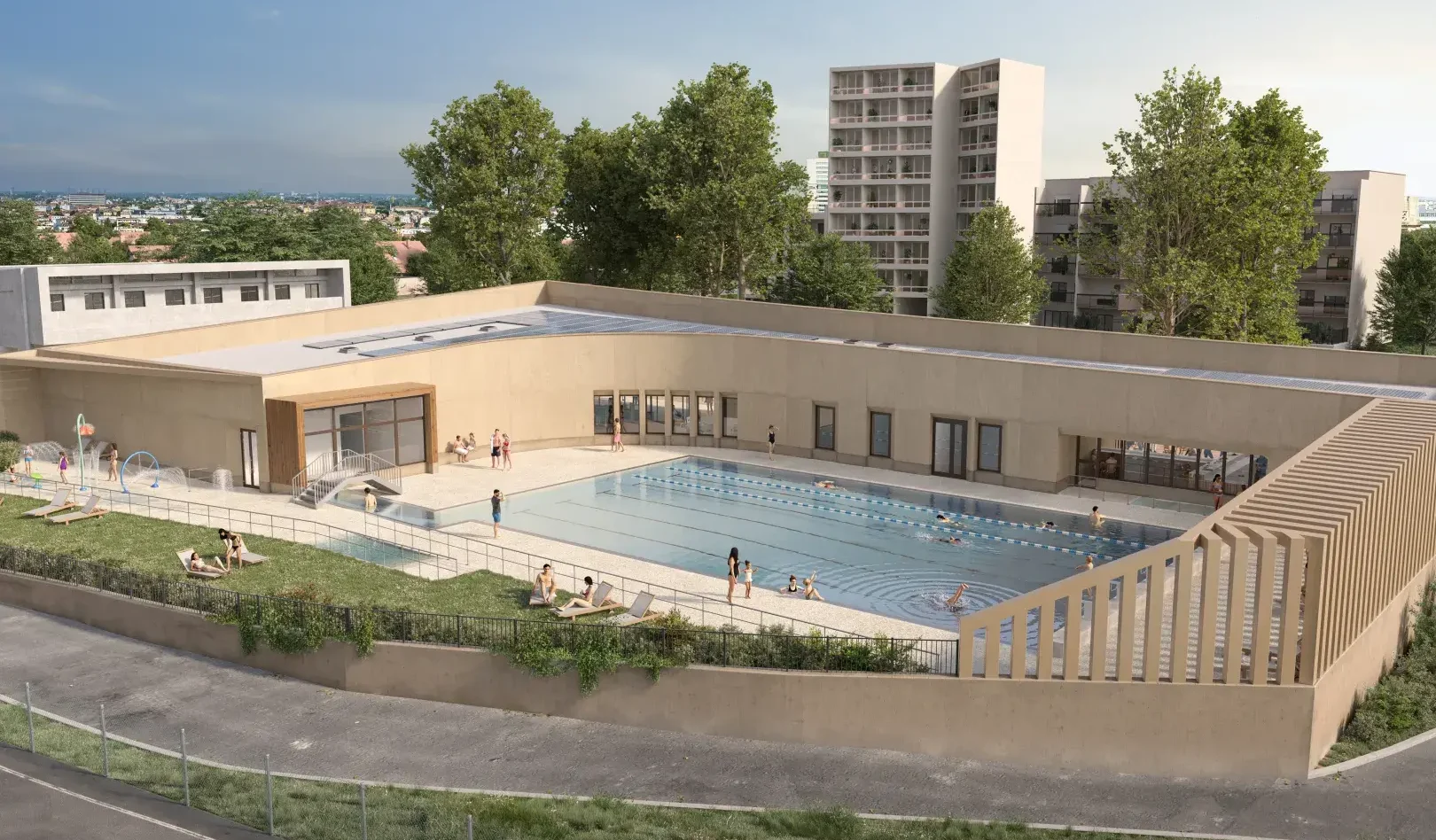 Bordeaux Caudéran : la piscine Jean Zay ouvre un bassin extérieur toute l’année