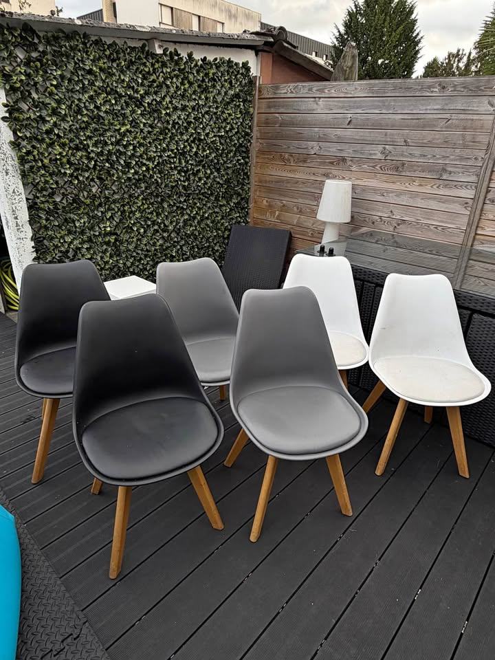 chaises scandinaves par 6