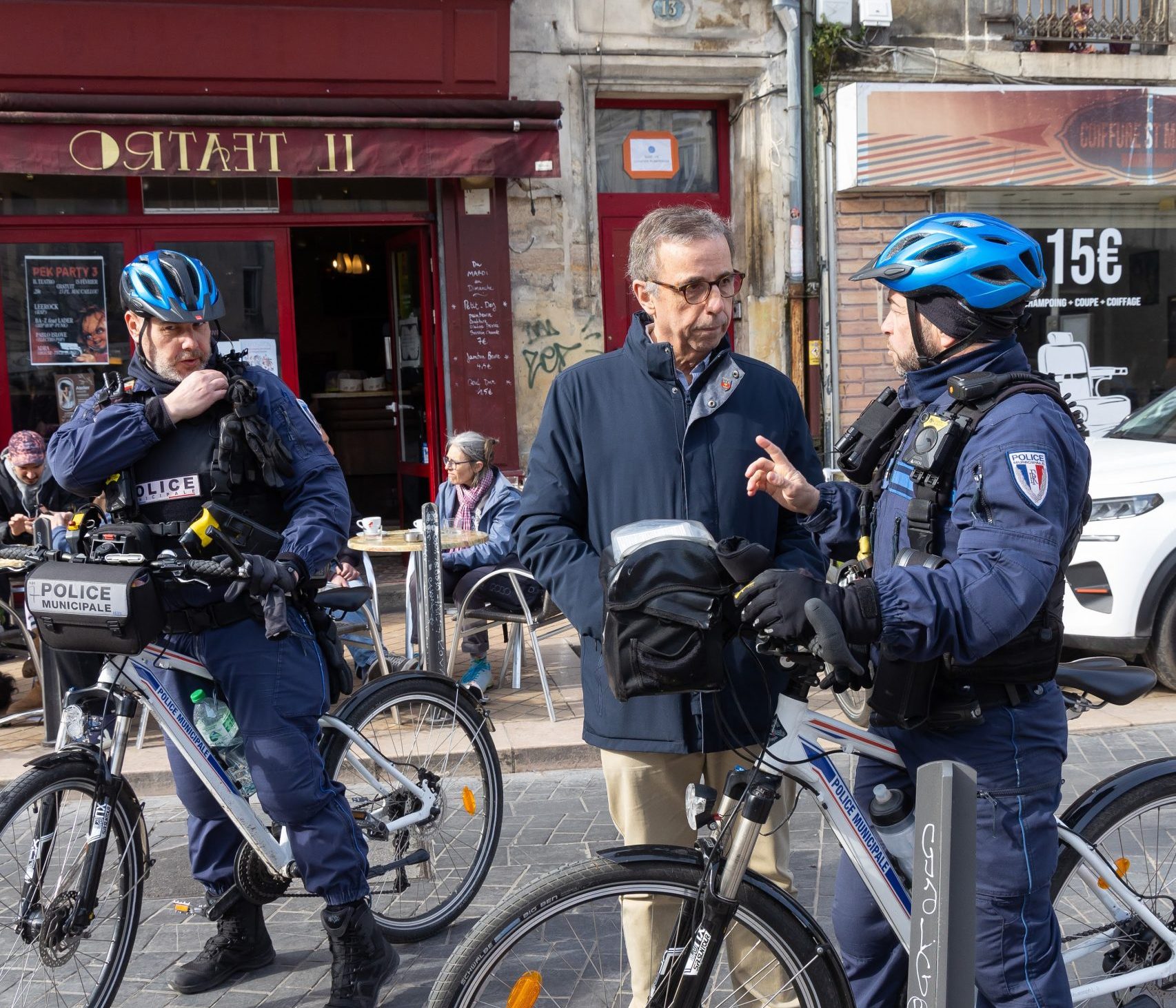 Pierre Hurmic présente la nouvelle Brigade anti-incivilités de la Police municipale 