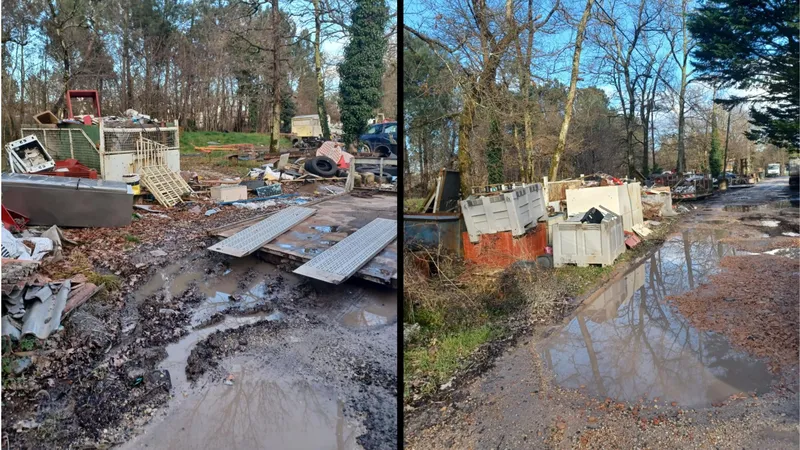 Gironde : la décharge sauvage du chemin Palus scandalise les élus et habitants