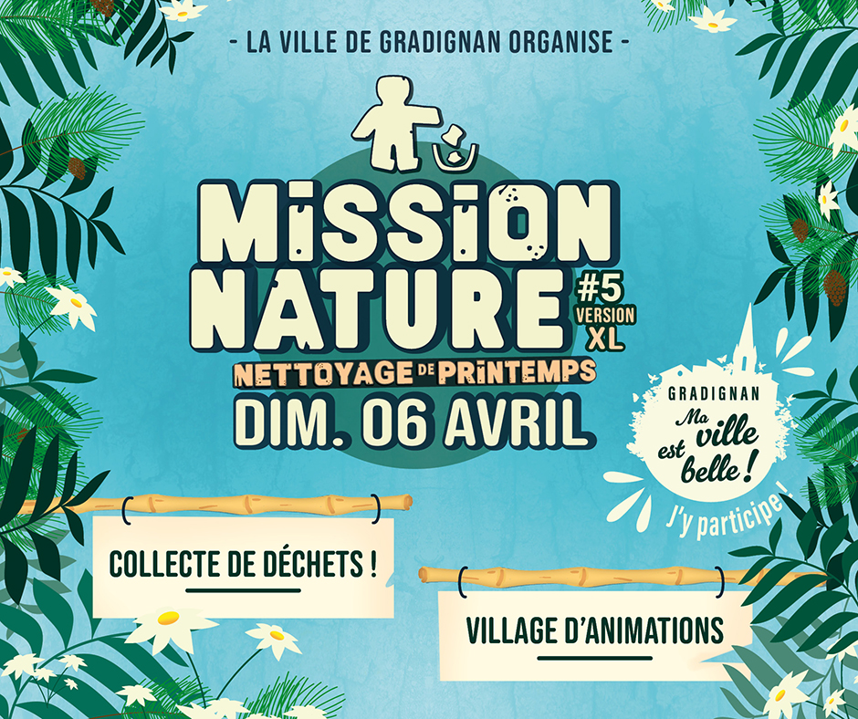 Gradignan : "Mission Nature" revient le 6 avril avec une journée entière dédiée à l’environnement