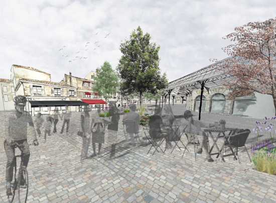 Bordeaux : la fronde s’organise contre le chantier de la place du Marché aux Chartons