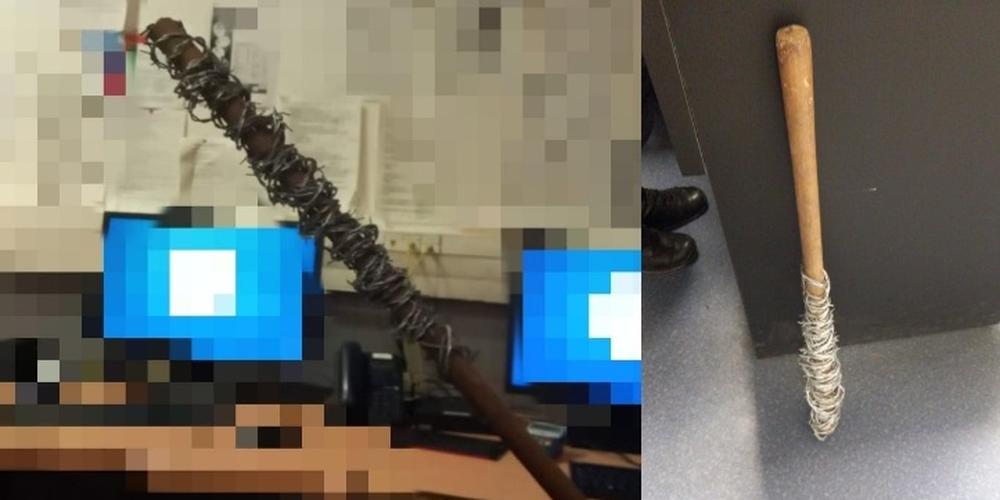 Floirac : façon Negan dans la série TWD, il attaque les policiers avec une batte de baseball bardée de barbelés