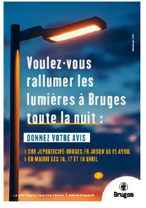 Bruges rallume ses nuits : l’éclairage public rétabli jusqu’à l’aube