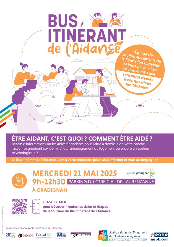 Gradignan : un bus d'information pour les aidants fait étape le 21 mai