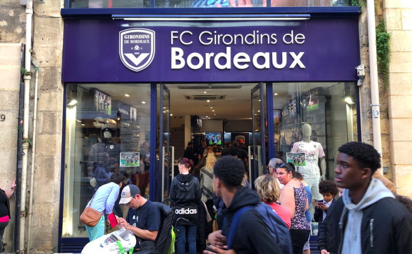 La boutique des Girondins va quitter la rue Sainte-Catherine