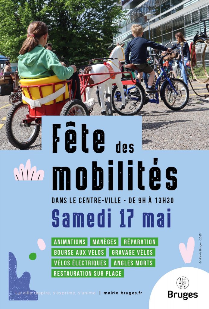 Fête des mobilités : Bruges passe en mode doux ce samedi matin