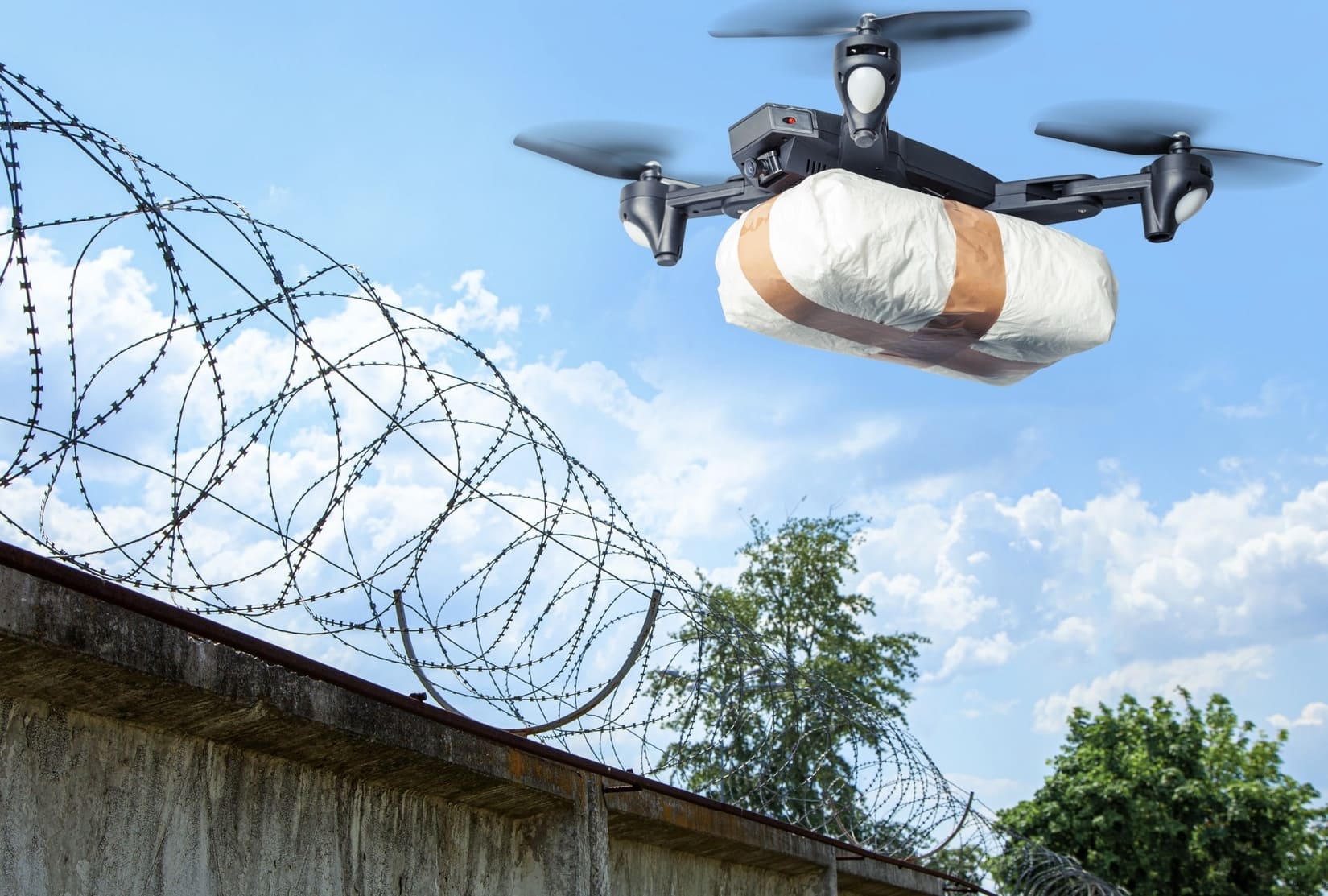 Tentative d’acheminement par drone déjouée près de la prison de Gradignan